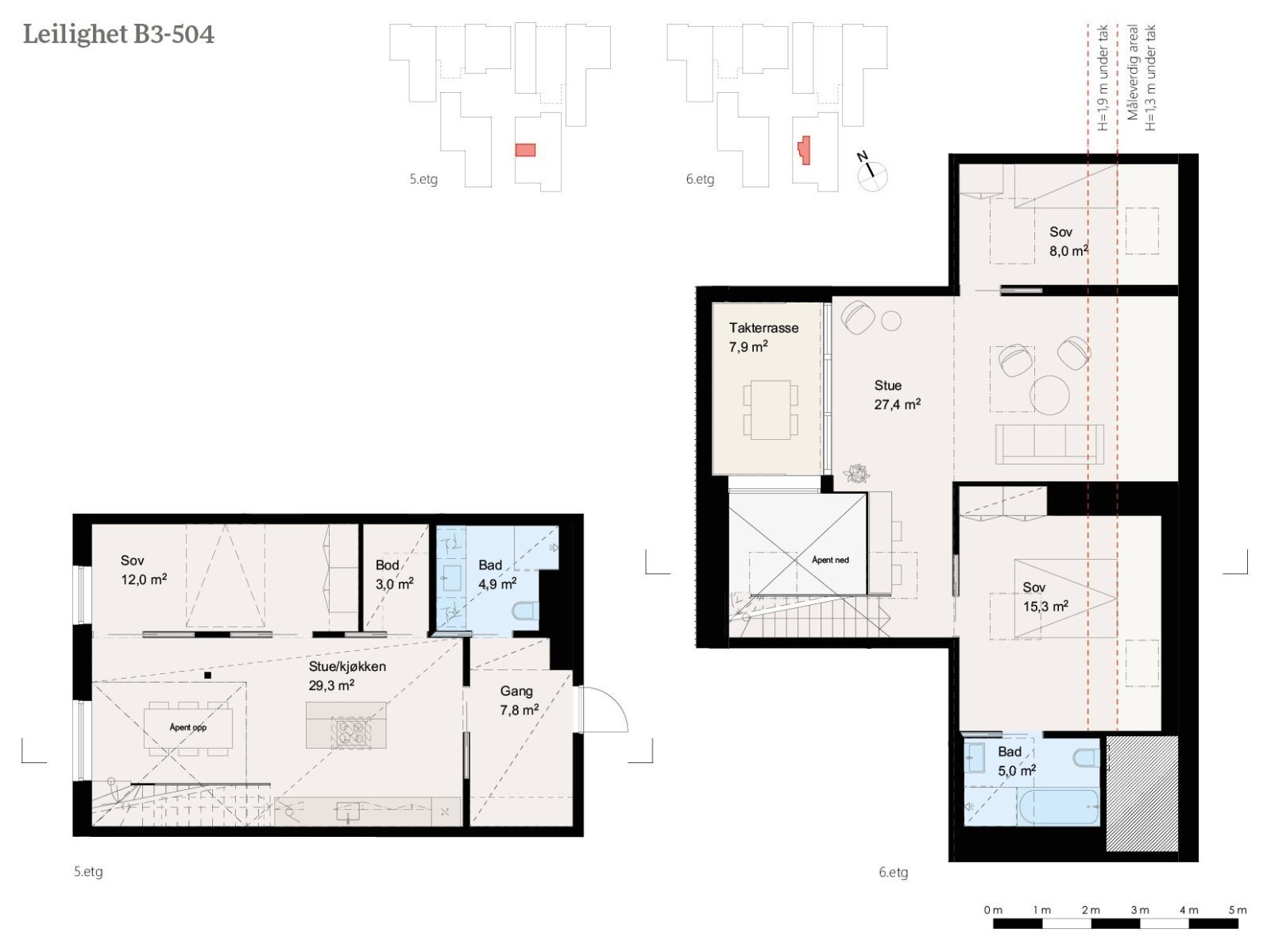 Plantegning B3-504 Galleribilde