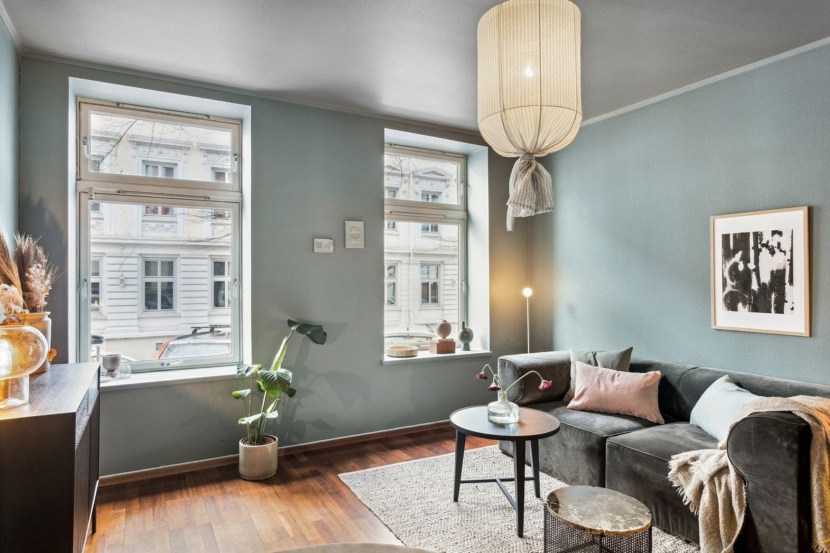 Stuen kan også benyttes som soverom Galleribilde