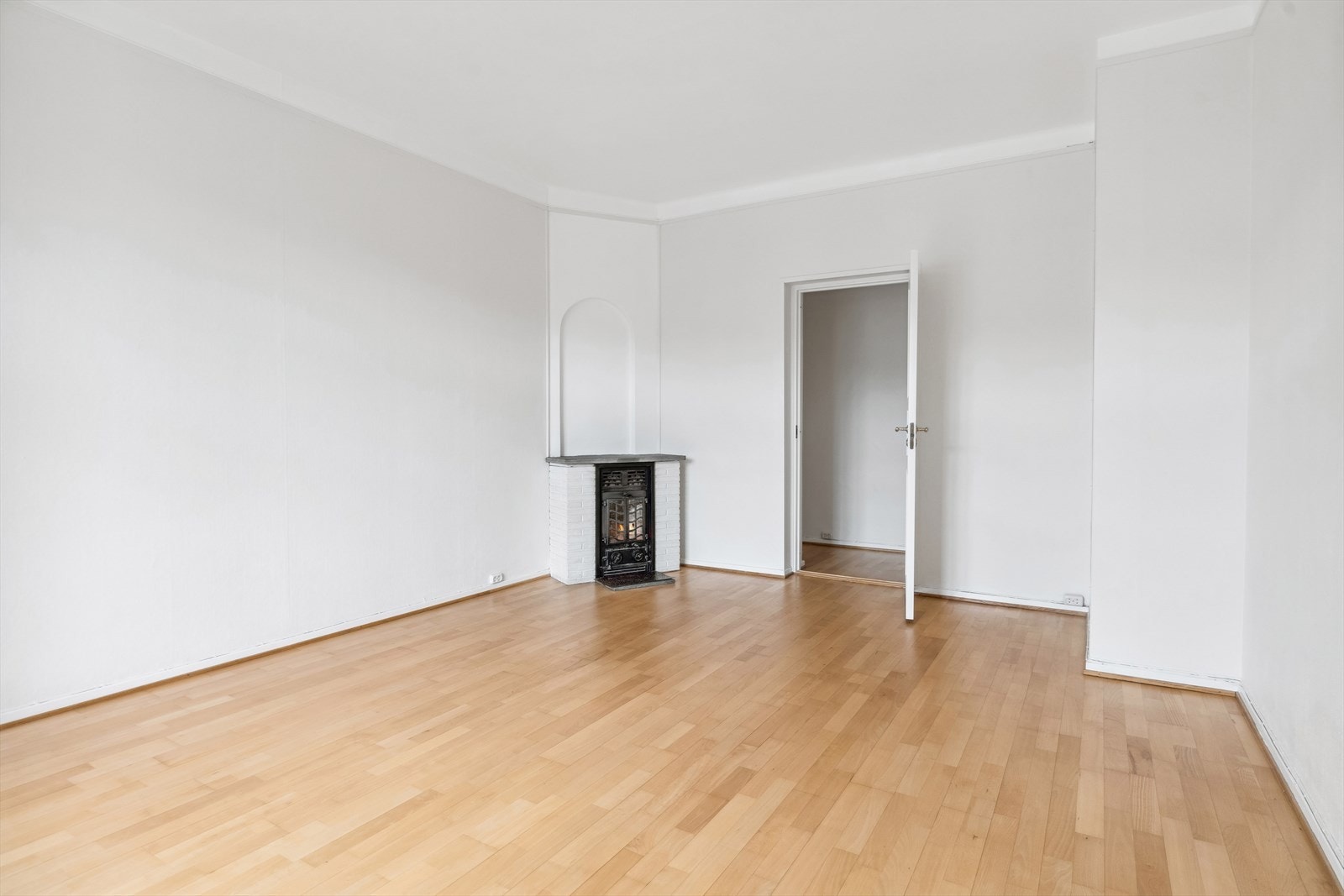 Stue med peis Galleribilde