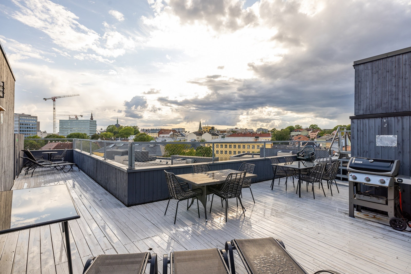 Felles takterrasse til alles glede Galleribilde
