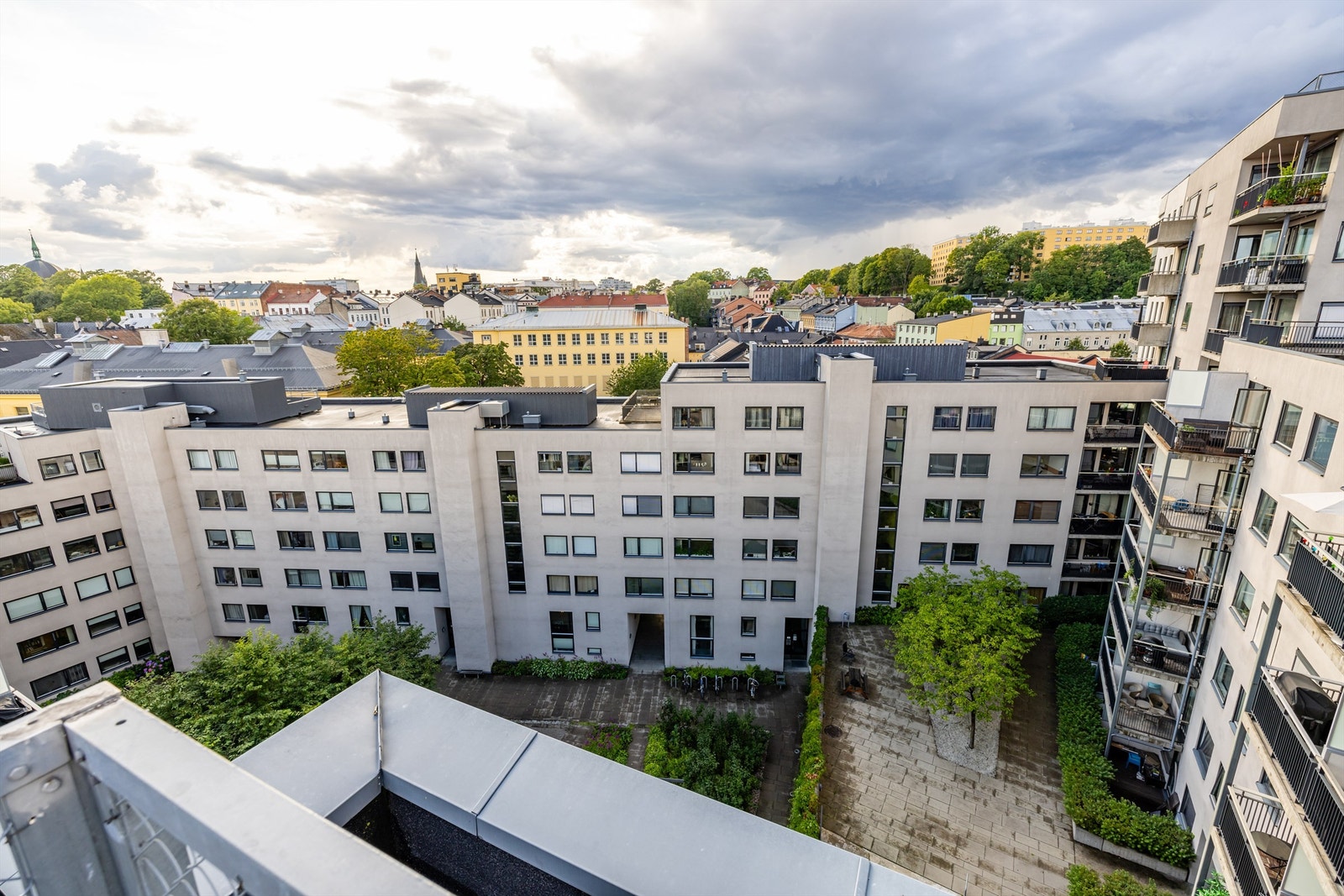 Fabelaktig utsikt over Osloby Galleribilde