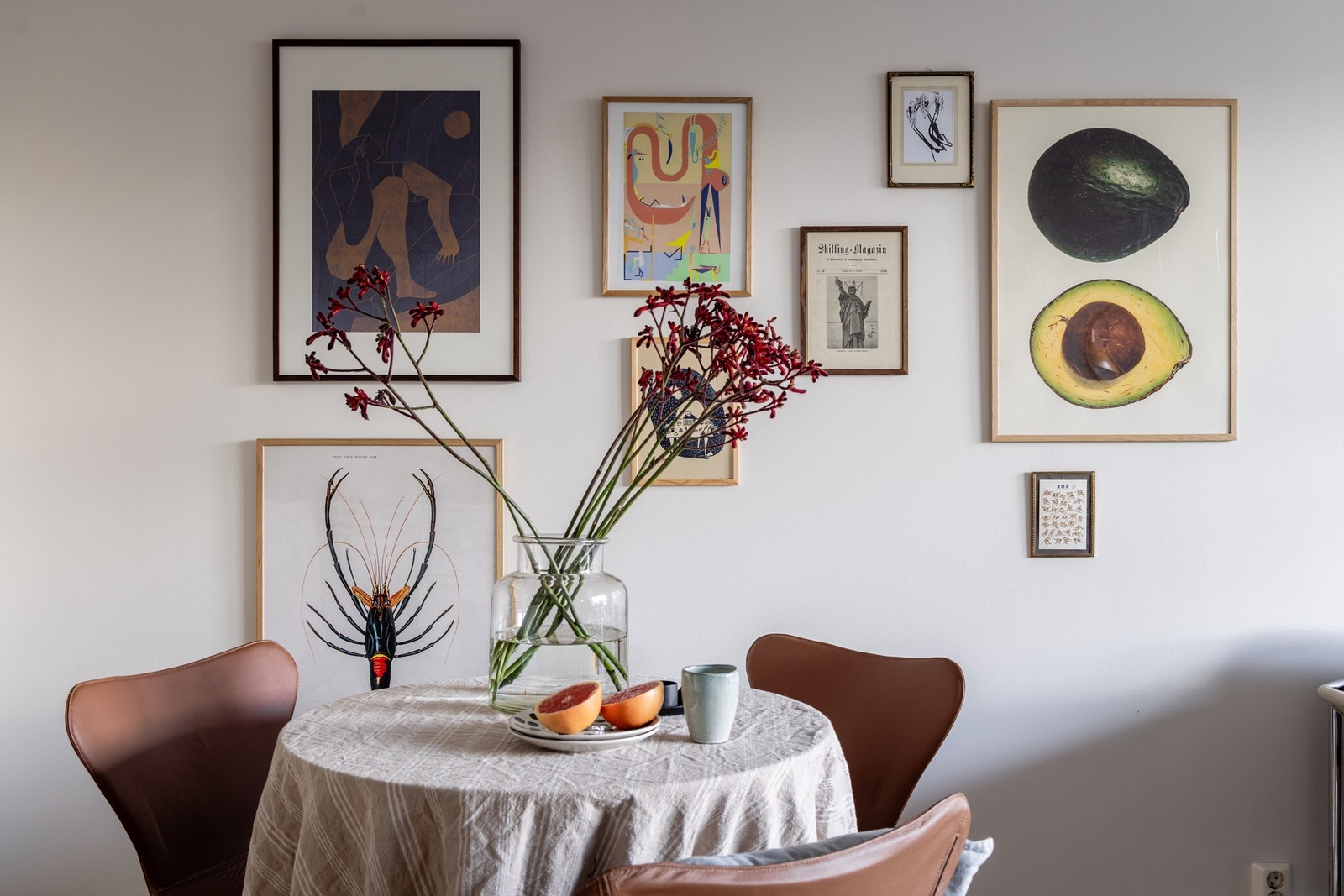 Detaljer - Spisestue Galleribilde