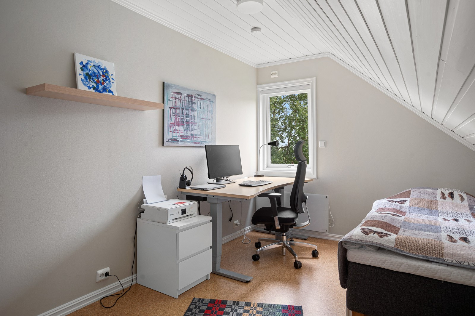 Soverom 3 - Benyttes idag som kontor