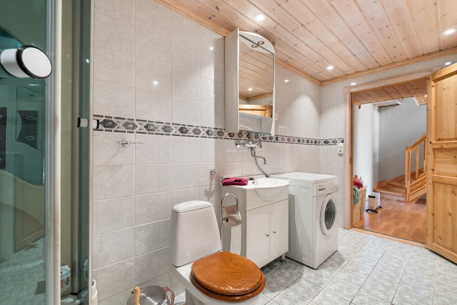 Badet har også opplegg til vaskemaskin Galleribilde