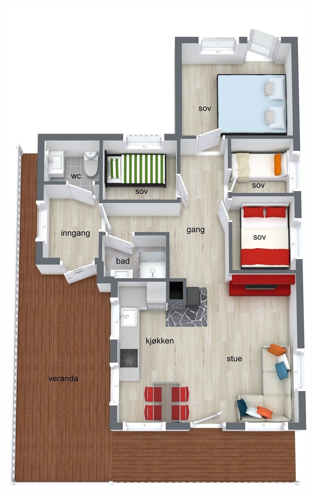 Plantegning. Galleribilde
