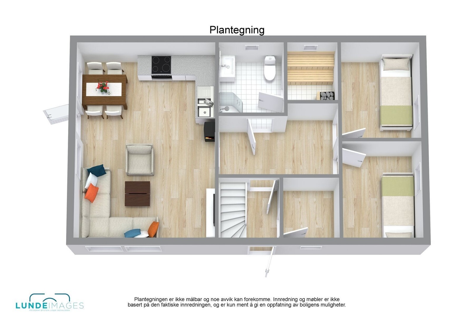 Planskisse 3D - Ikke målbar Galleribilde