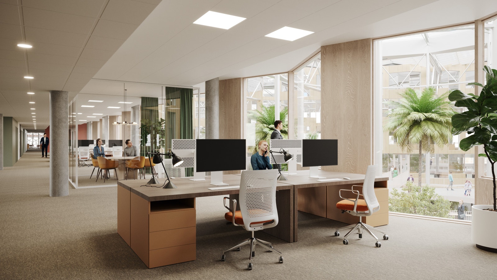 Eksempel på kontorareal. Galleribilde