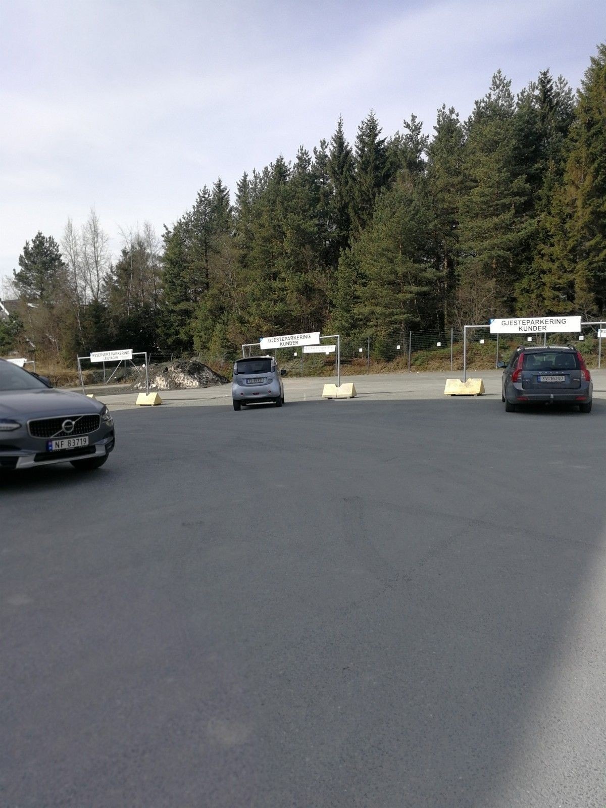 Utendørsparkering Galleribilde