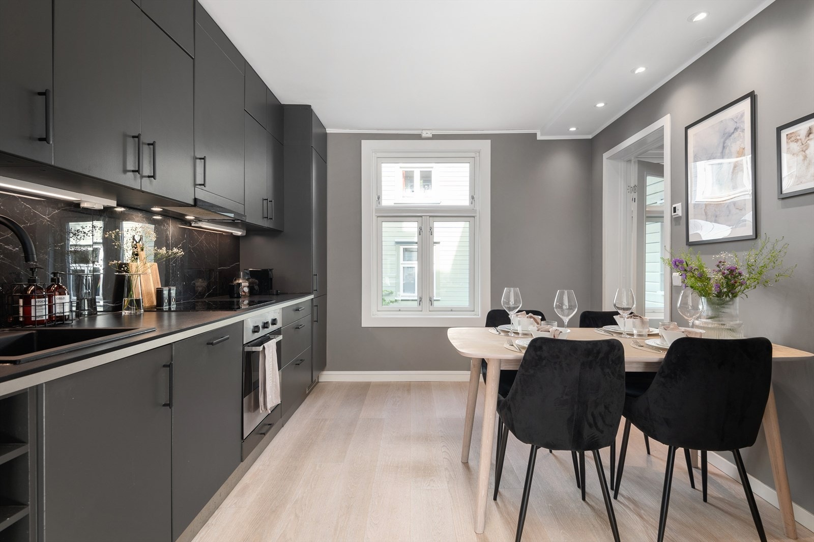 Det er lagt gulvvarme på alle rom. Galleribilde