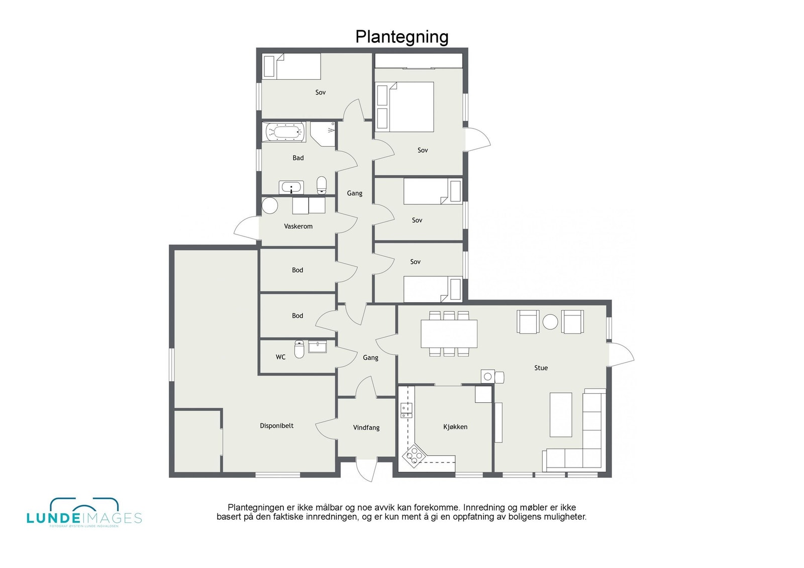 Plantegning Galleribilde