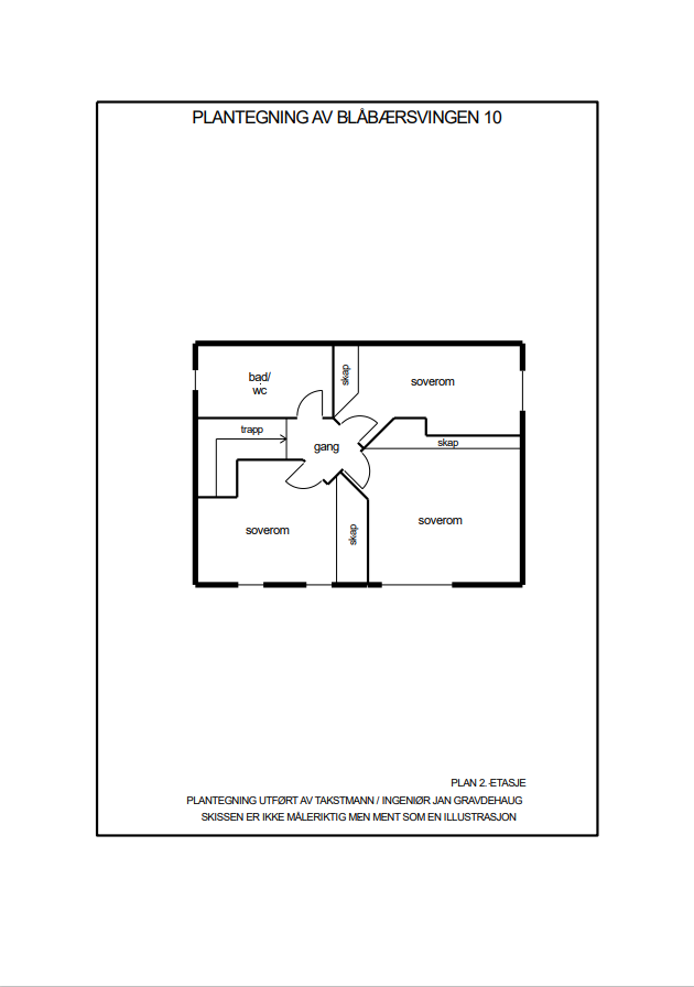 Plantegning 2. Etg. Galleribilde