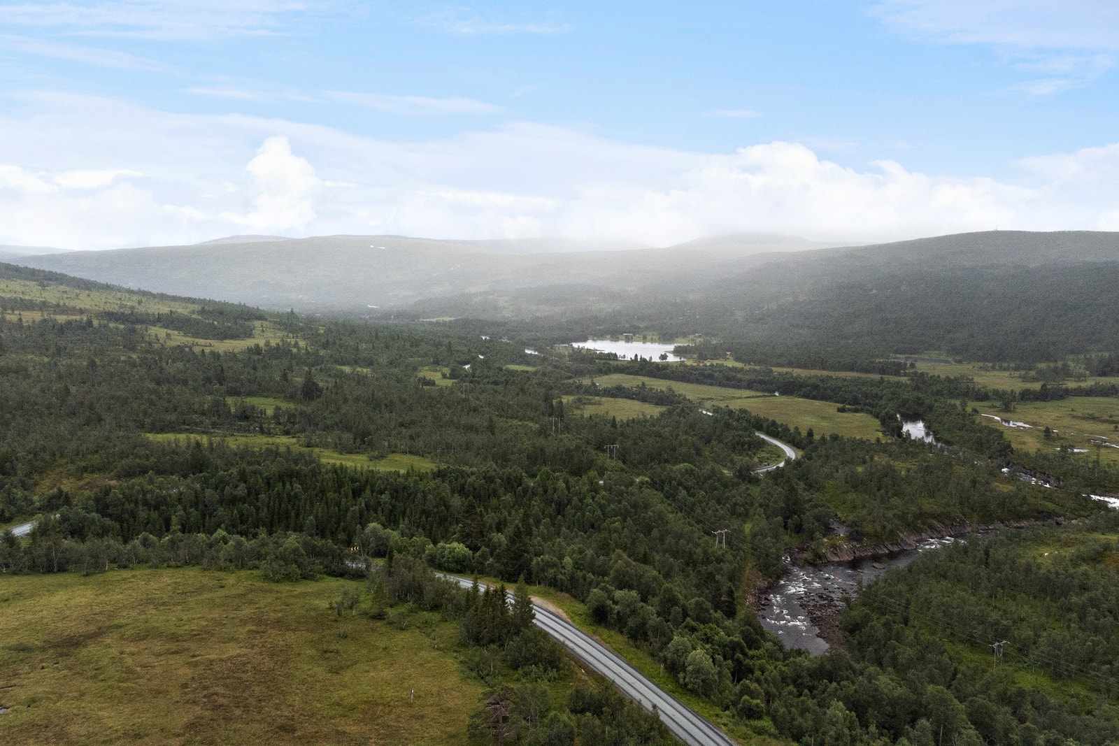 Dronebilde Galleribilde