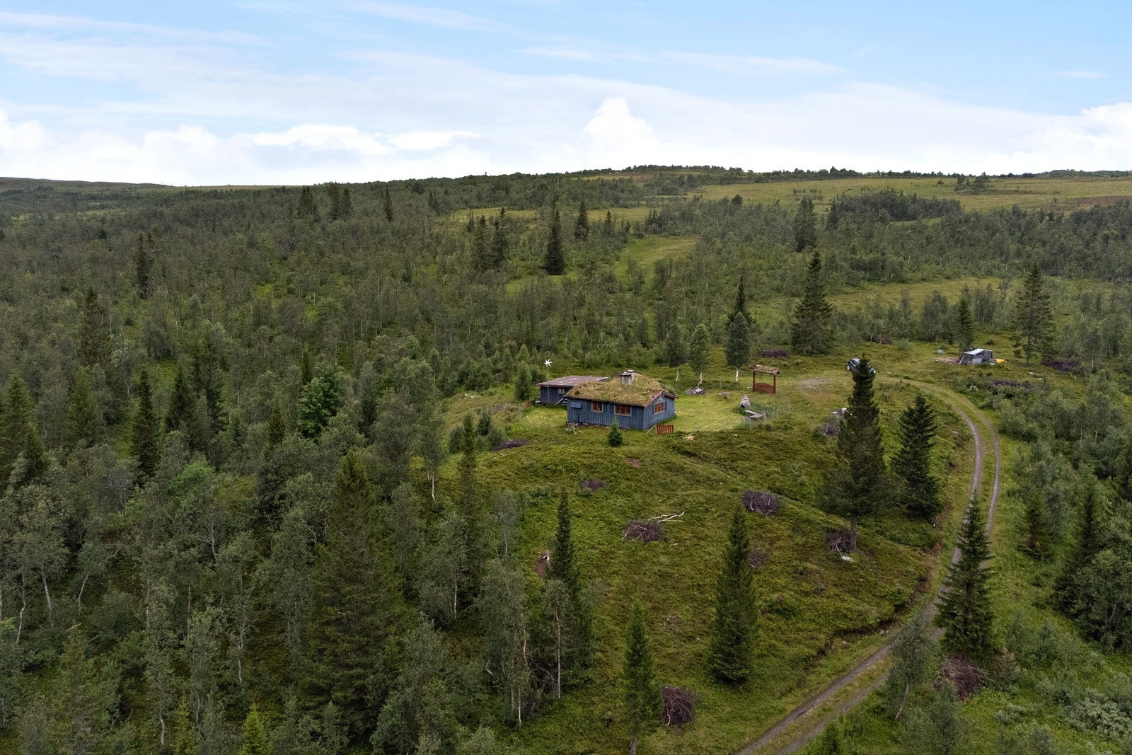 Dronebilde Galleribilde