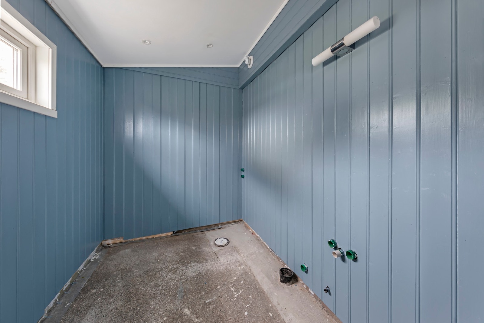 Bad under renovering/etablering Galleribilde