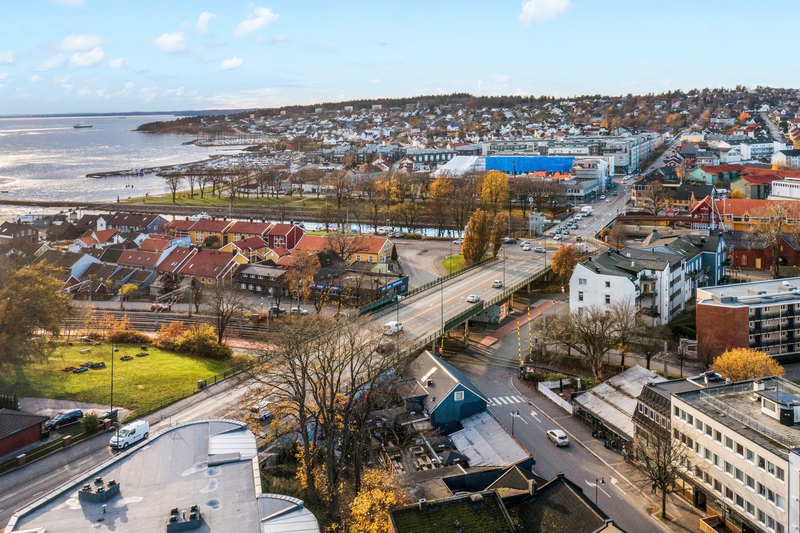 Dronebilde Galleribilde