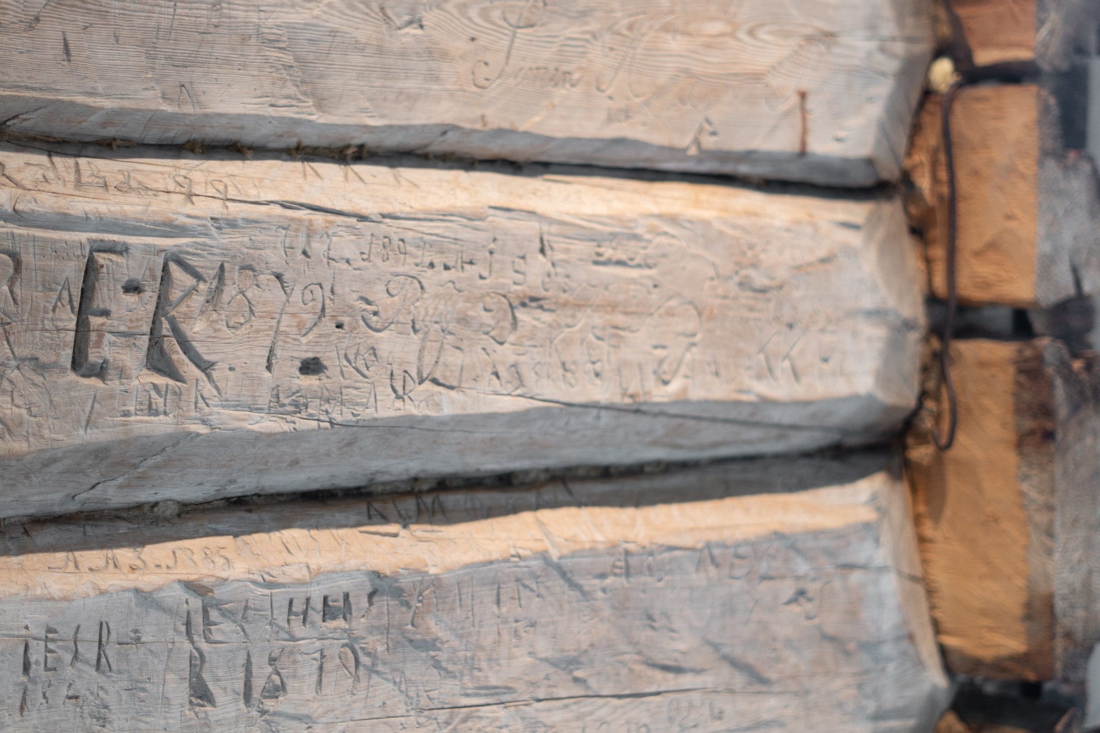 Flere detaljer fra den opprinnelige delen er bevart og det sitter mye historie i veggene Galleribilde