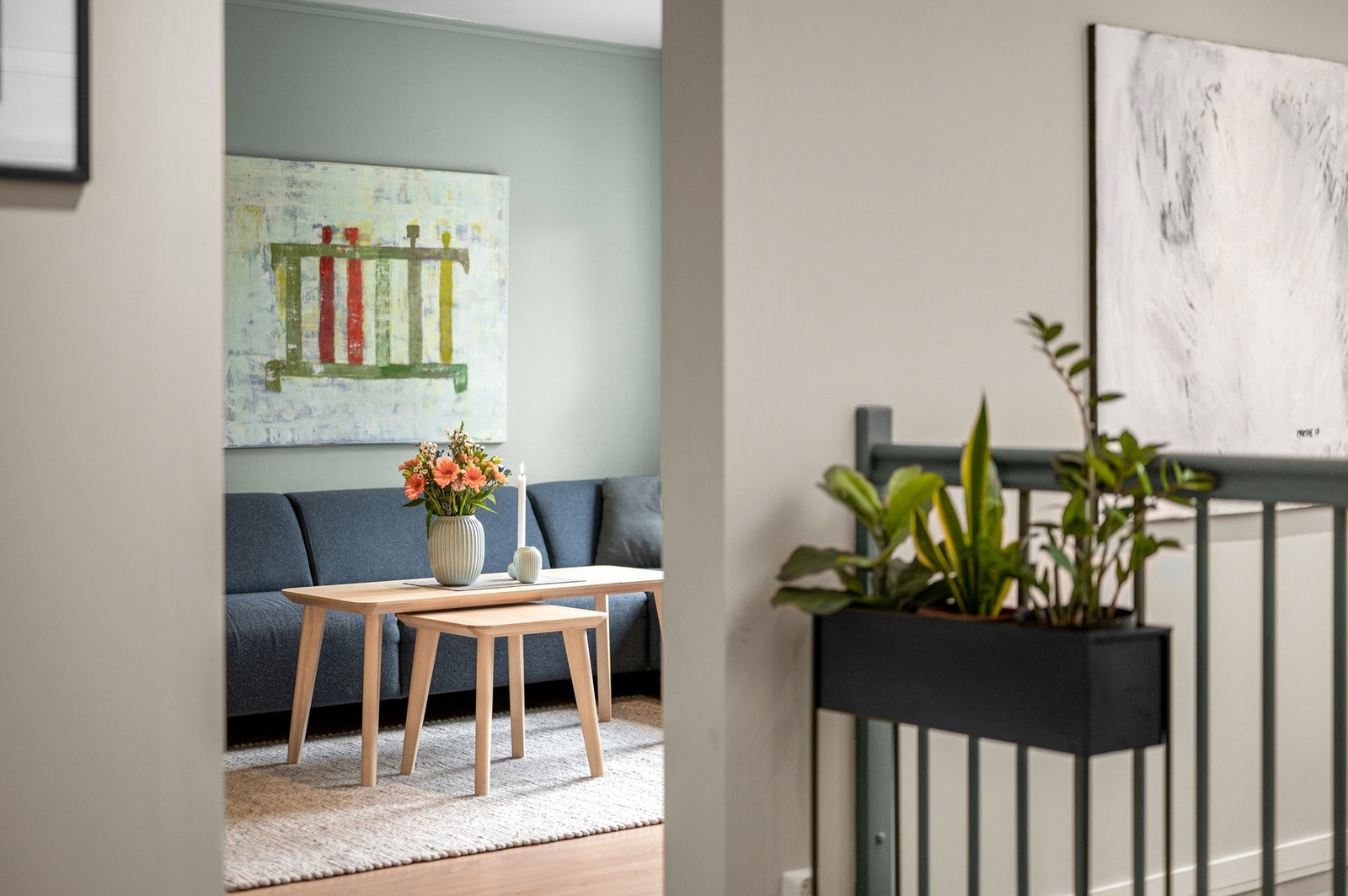 Inngang til delstue som også kan benyttes som soverom. Galleribilde