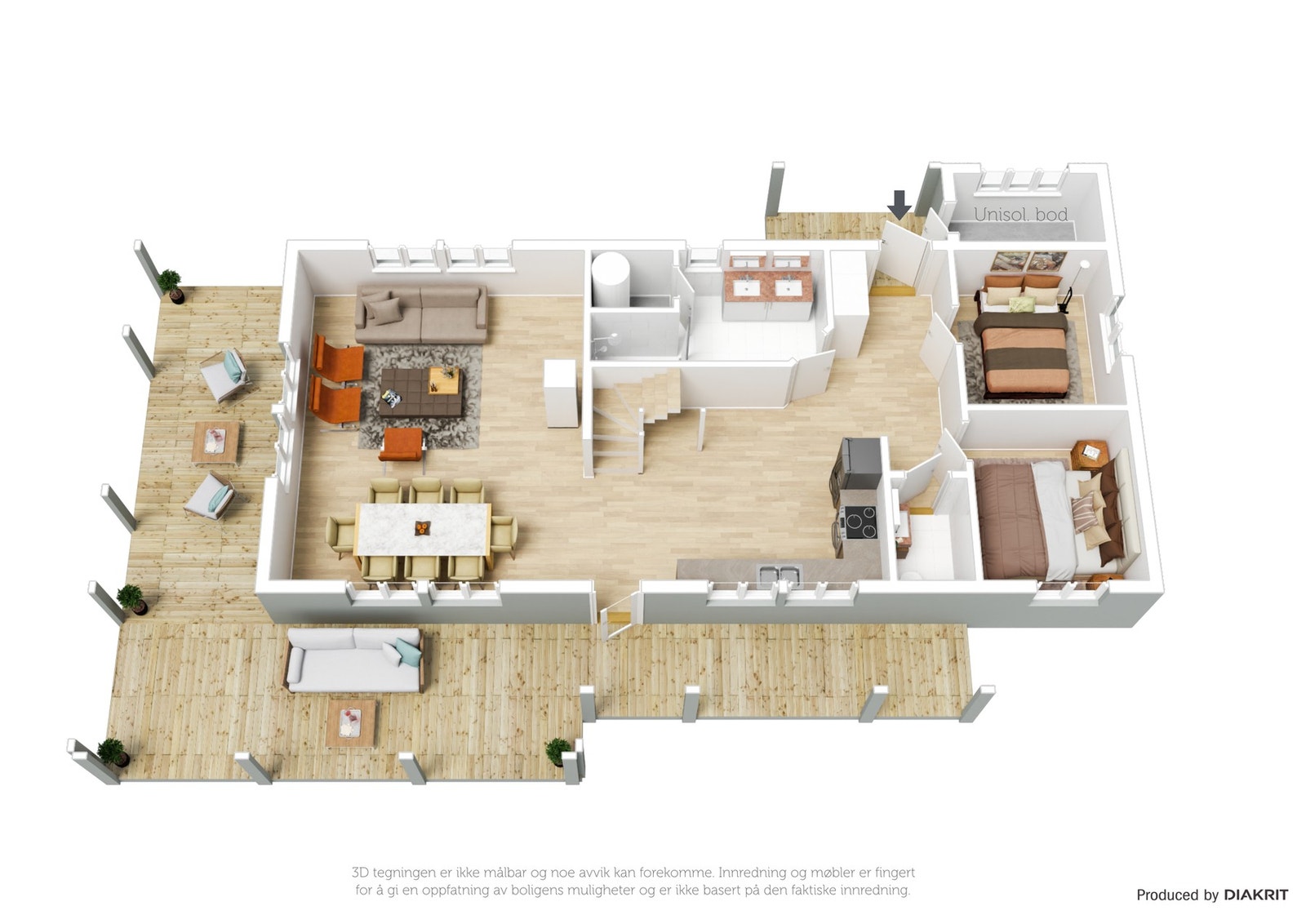 Planskisse Galleribilde