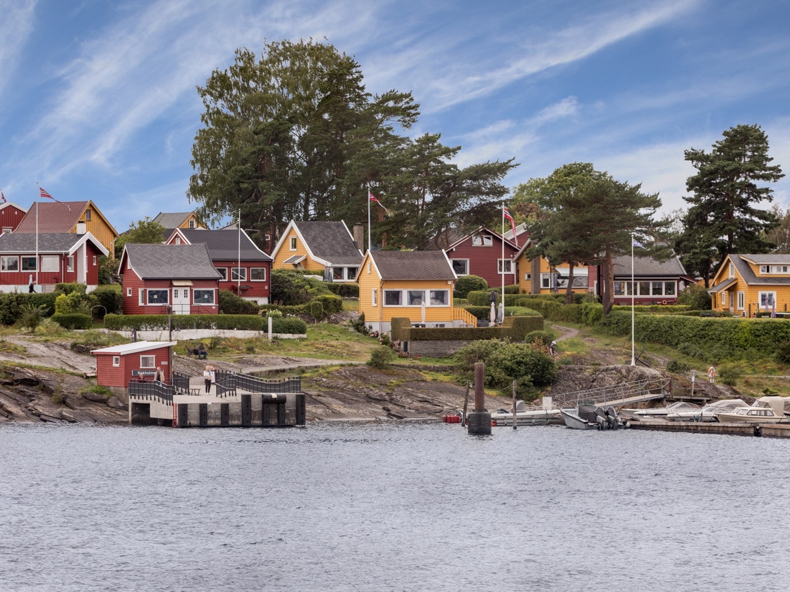 Ankomst til Nakholmen Galleribilde