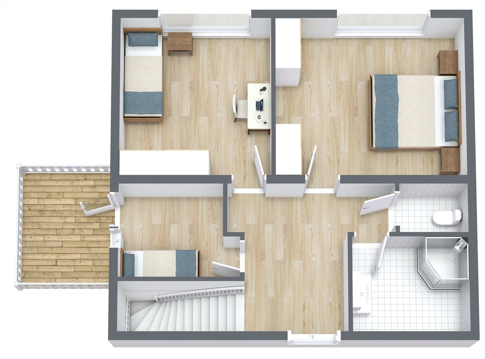 3D 2. etg. Galleribilde