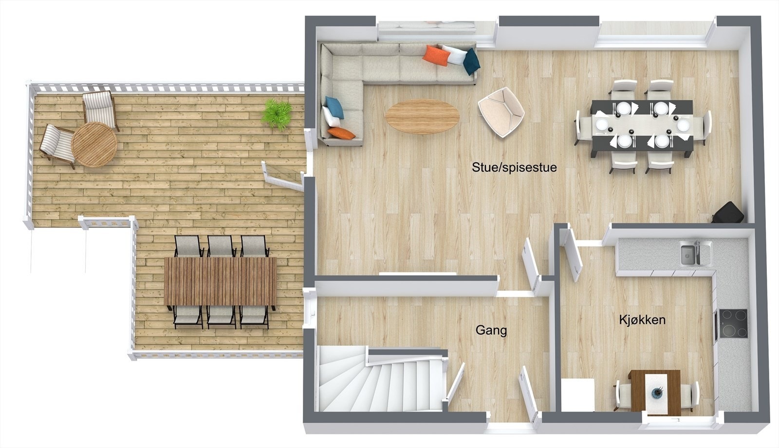 3D 1. etg. Galleribilde