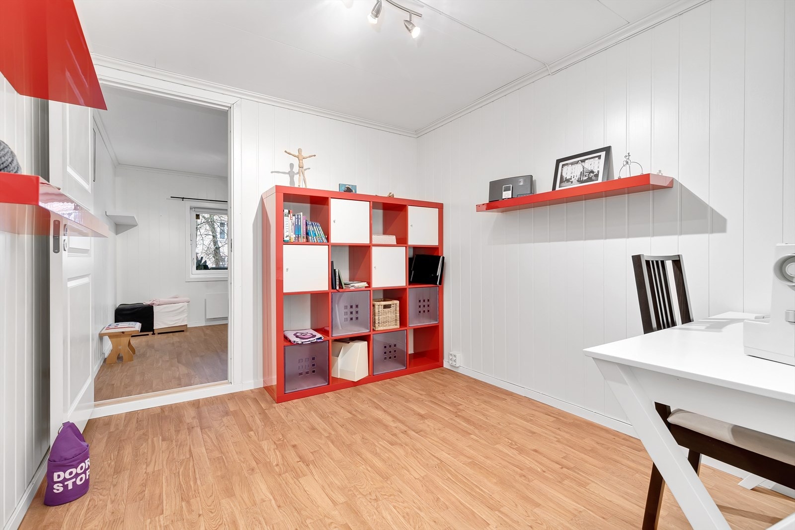 Innredet rom som i dag brukes som kontor Galleribilde
