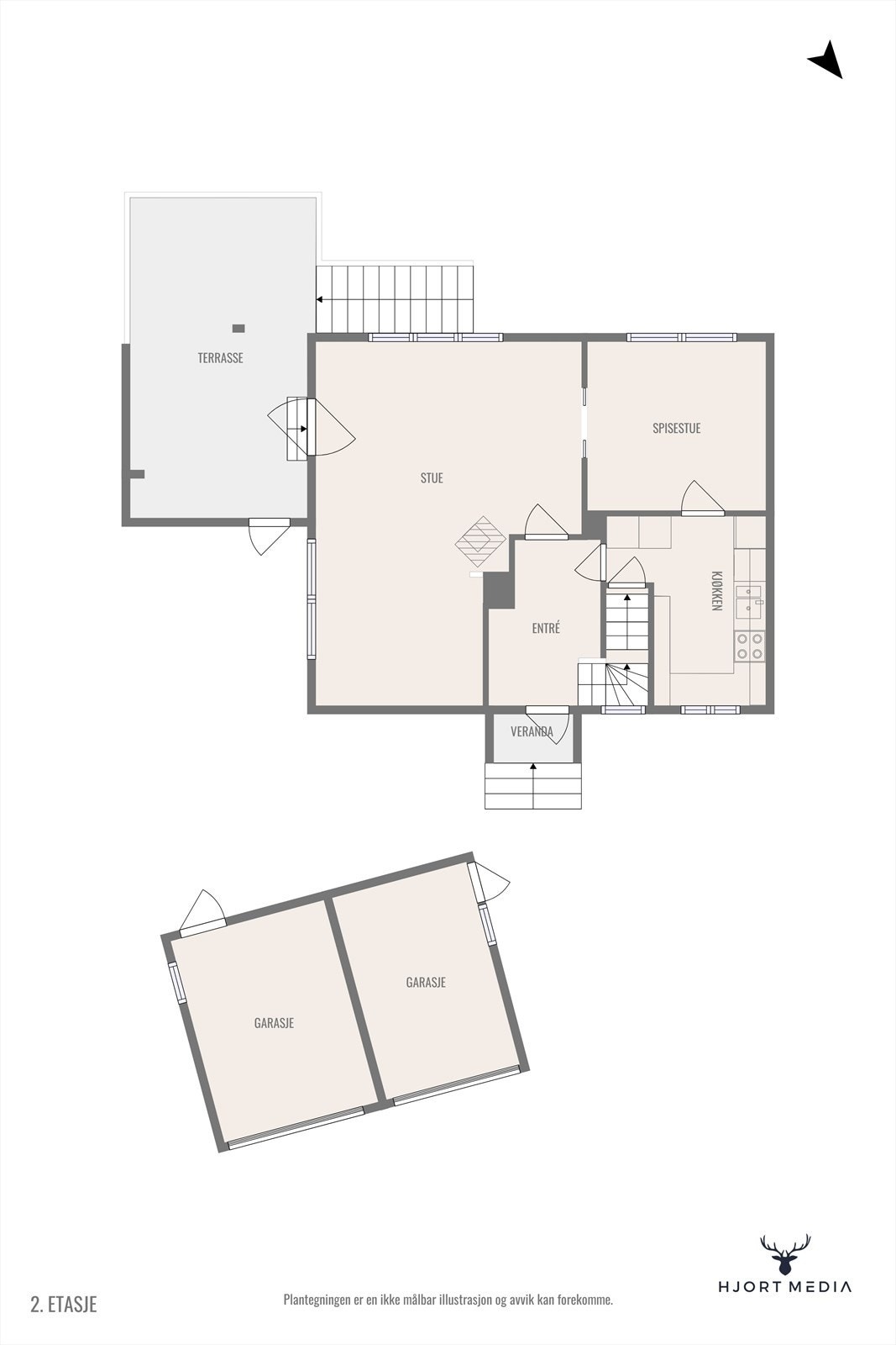 Plantegning Galleribilde