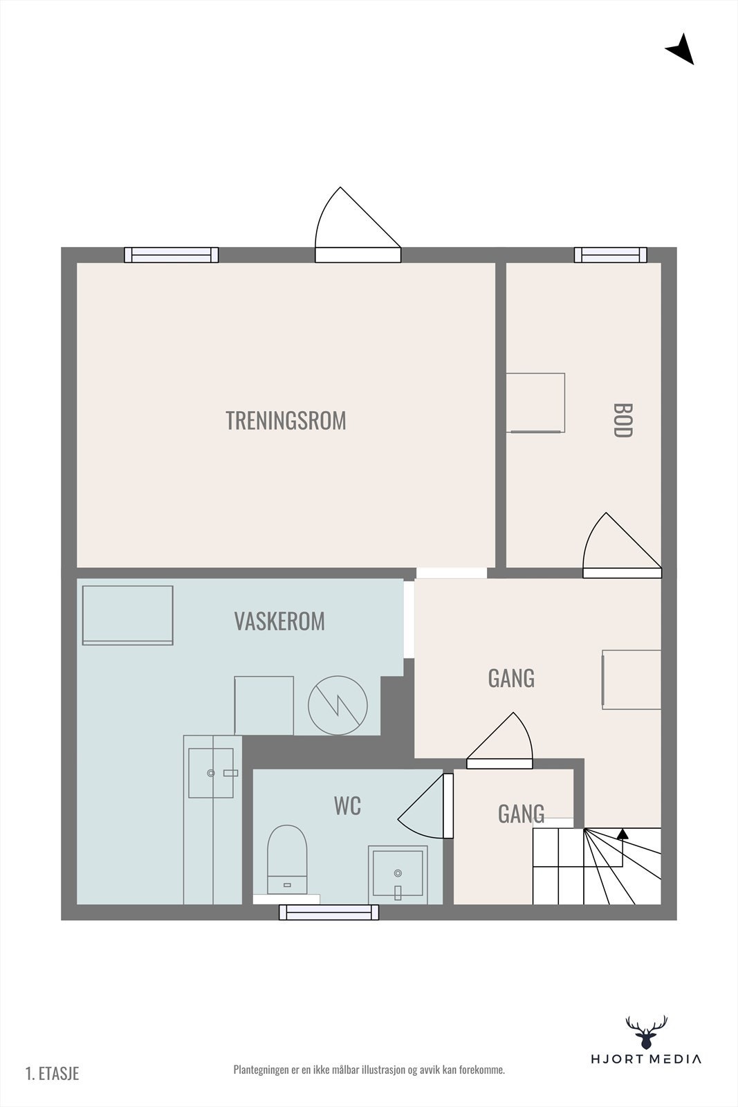 Plantegning Galleribilde