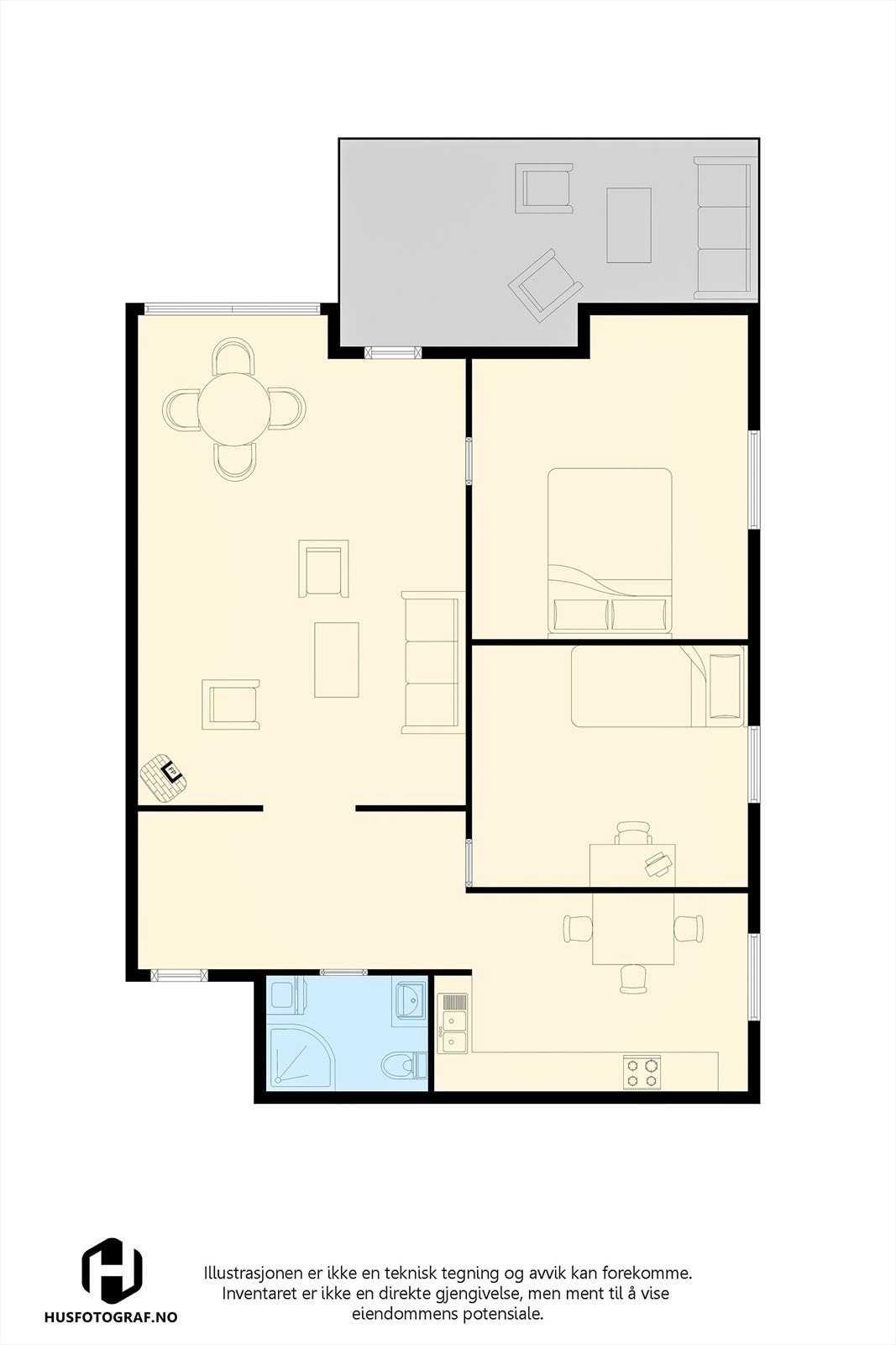 Plantegning Galleribilde