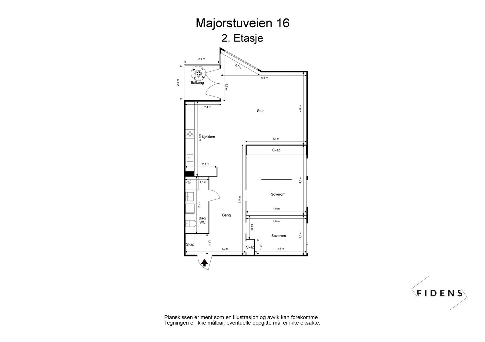 Plantegning - ikke målbar Galleribilde