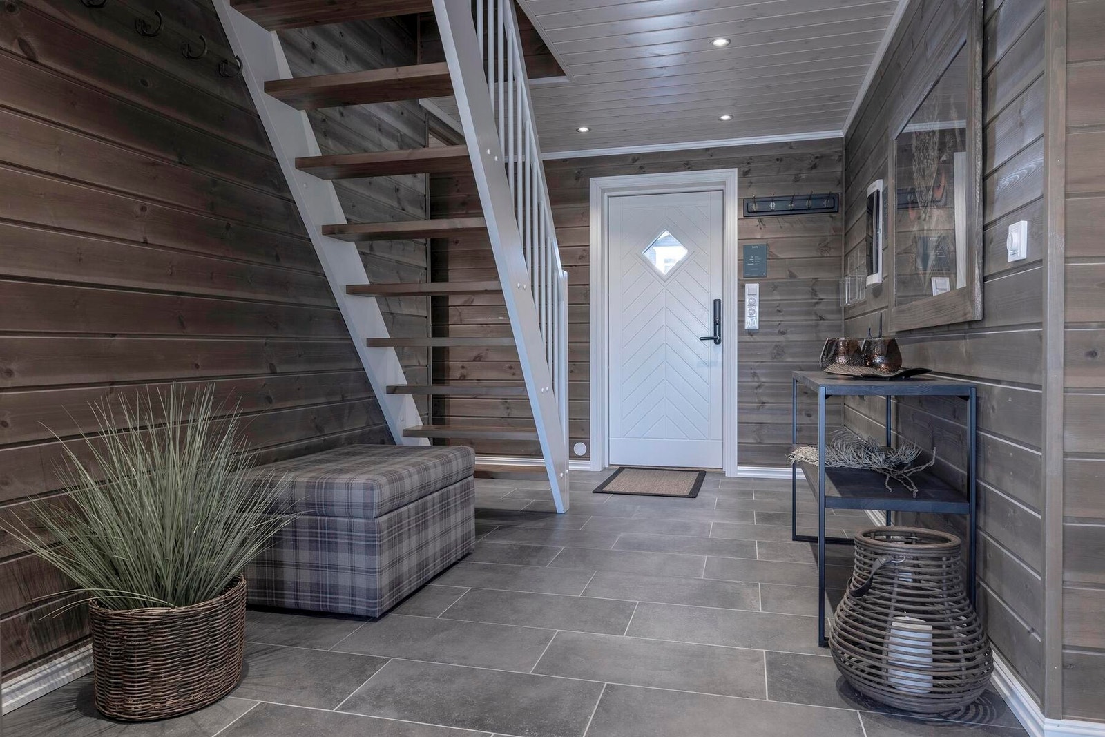 Foto fra visningshytte Rondablikk 100 på Hellerudsletta. Overflater og areal kan avvike fra priset modell Galleribilde