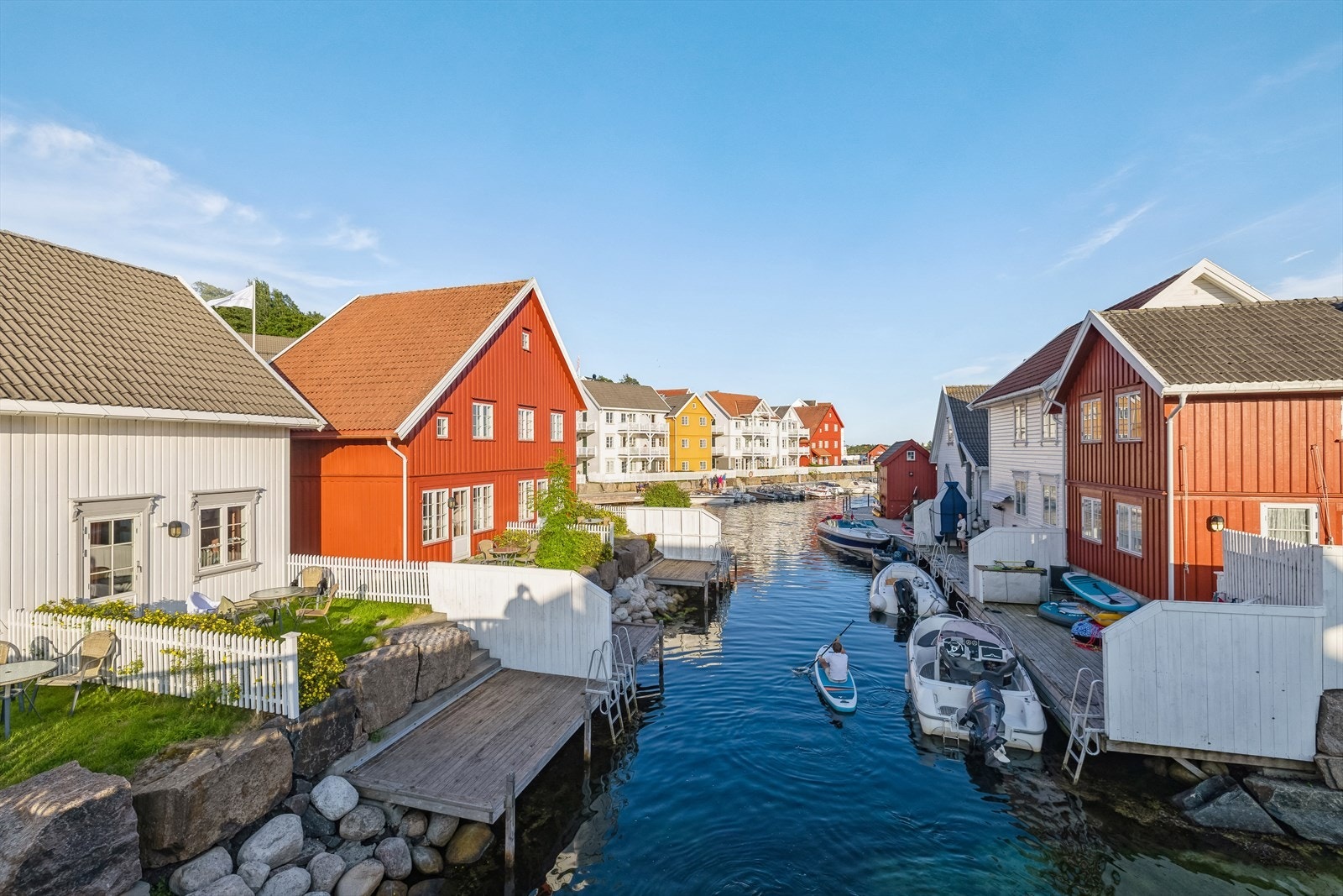Flott område rundt Sliperiholmen. Galleribilde