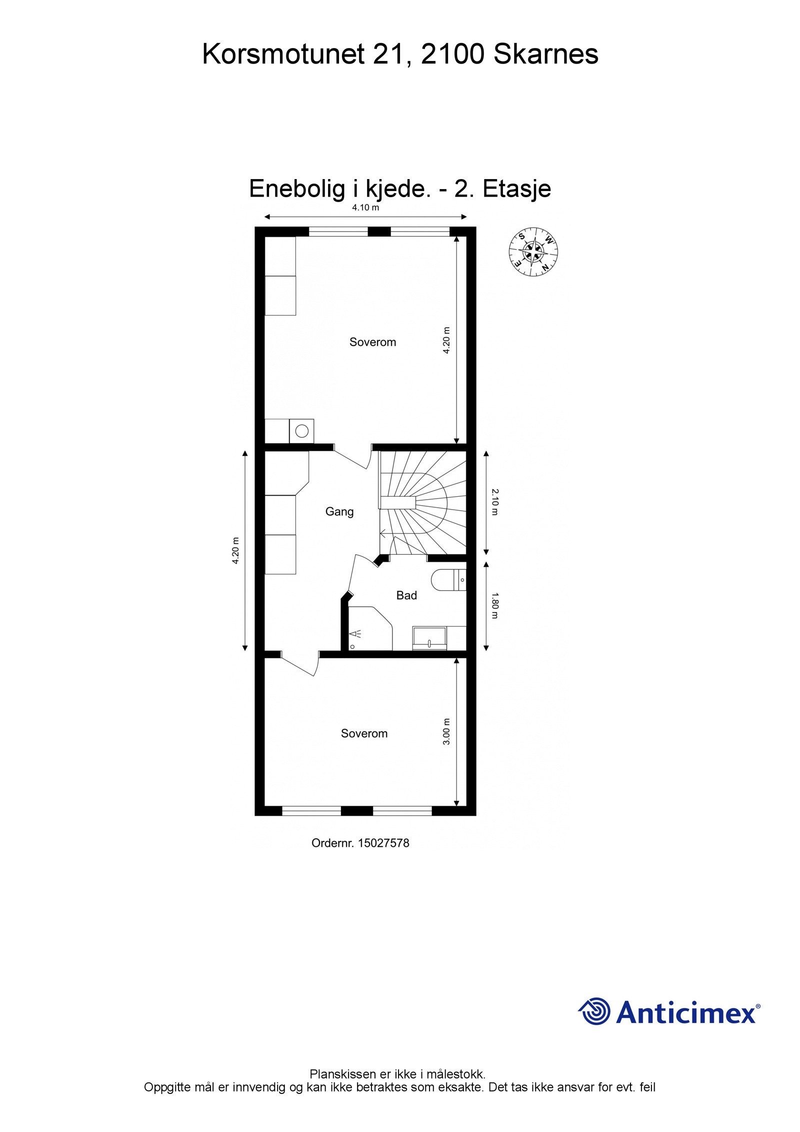 Plantegning - 2. etasje Galleribilde