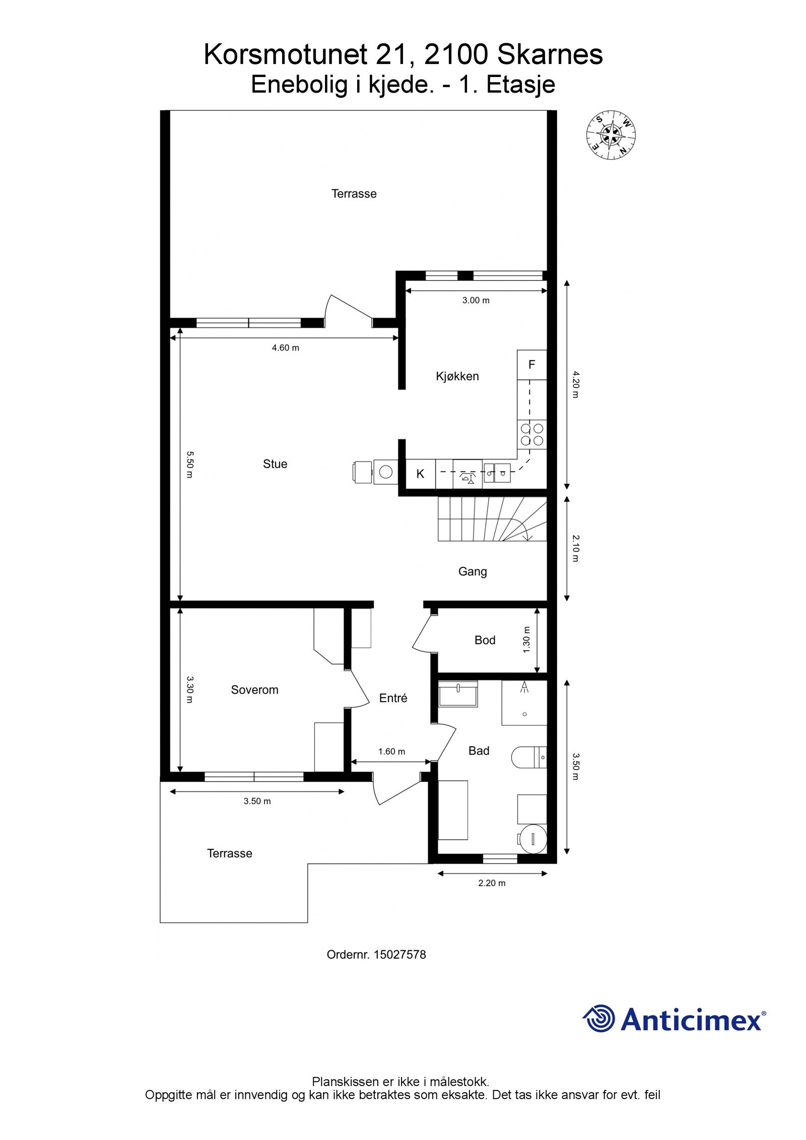 Plantegning - 1. etasje Galleribilde
