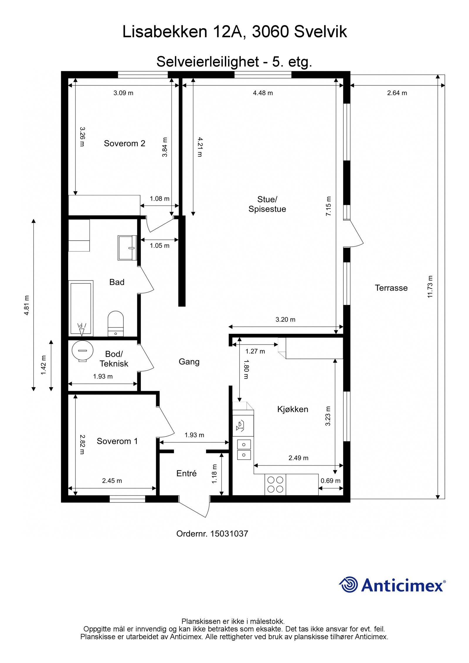 plantegning Galleribilde