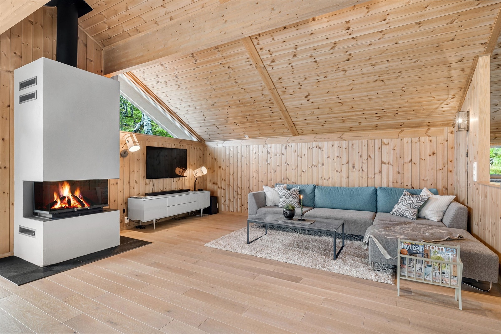 I stuen er det flere sittegruppe Galleribilde