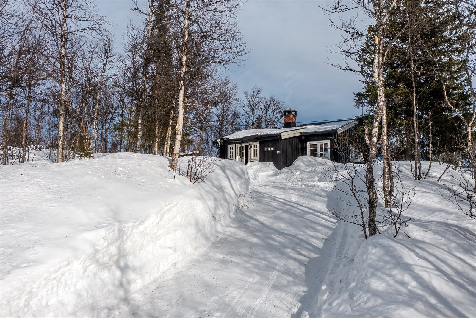 Vinterbilder ved Heimskardvegen 36. Galleribilde