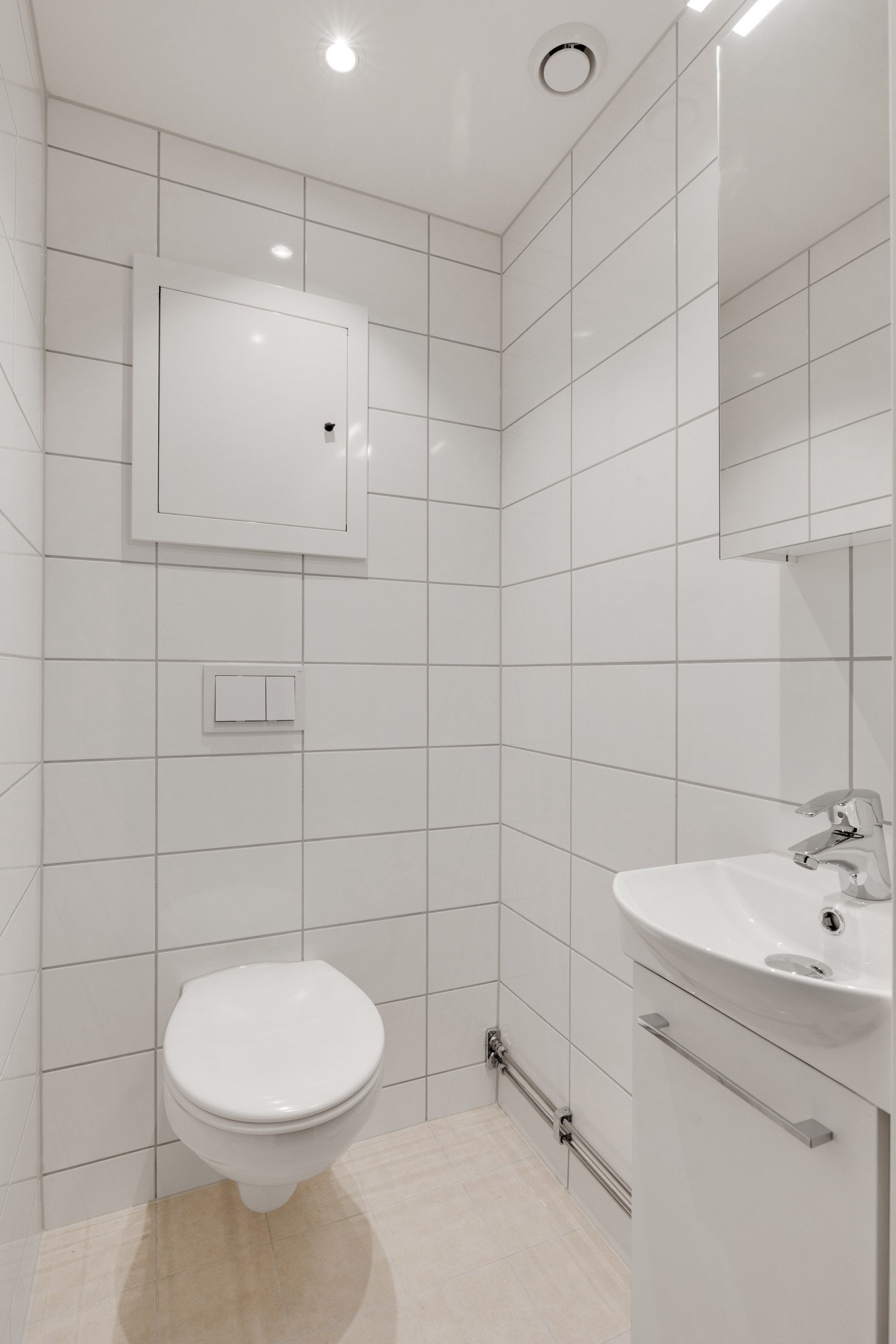 Separat wc - rehabilitert i regi borettslaget Galleribilde