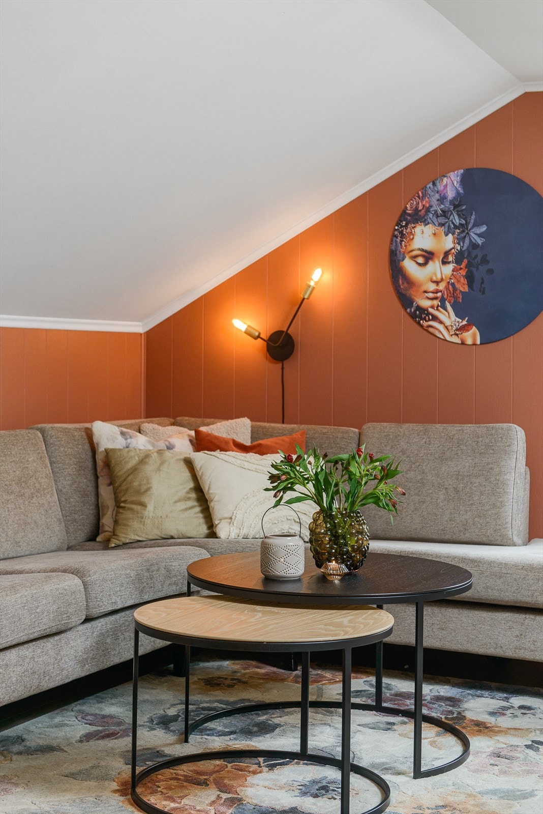 Koselig sofahjørne. Galleribilde