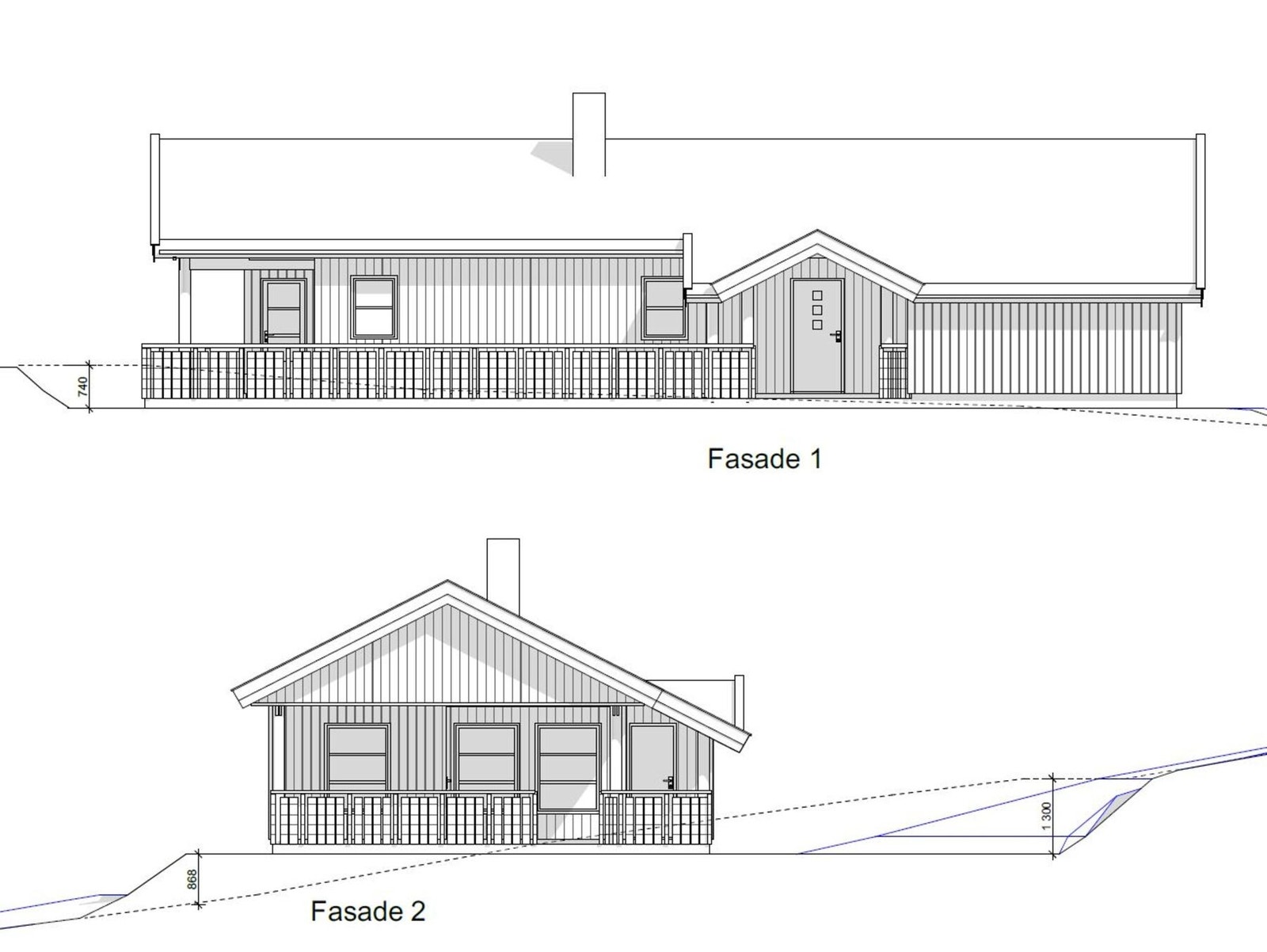 Fasadetegning Mjuken 75 spesial Galleribilde