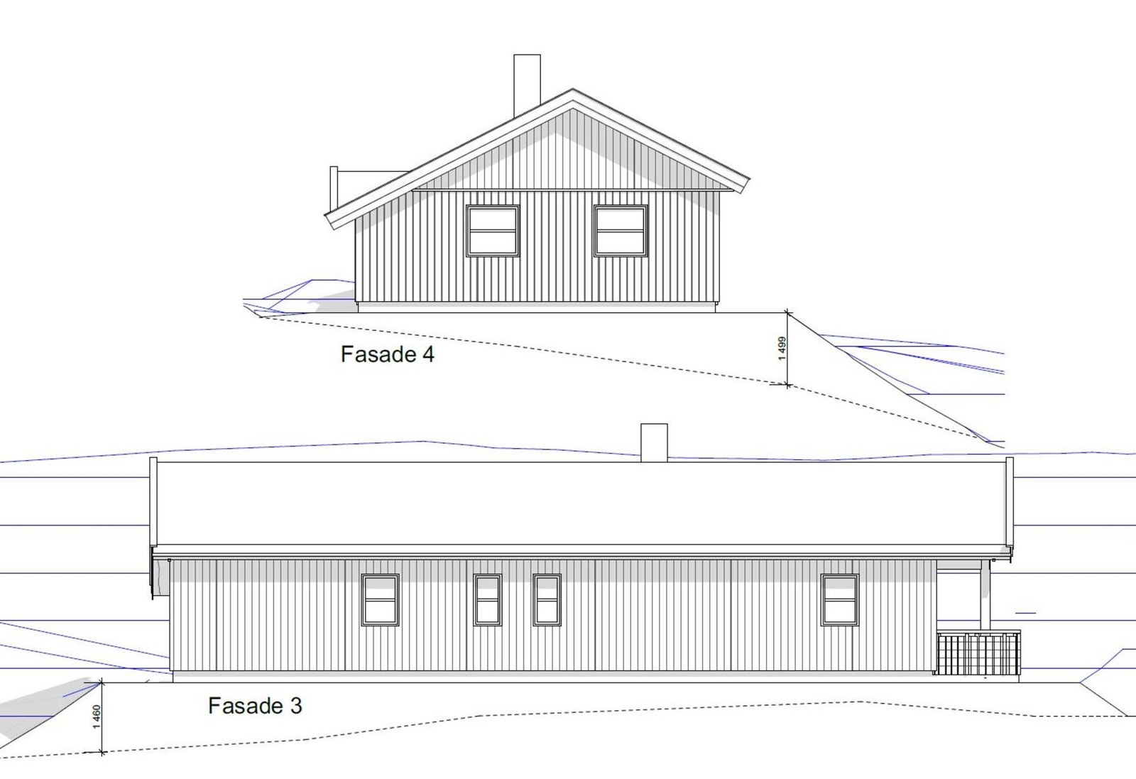 Fasadetegning Mjuken 75 spesial Galleribilde