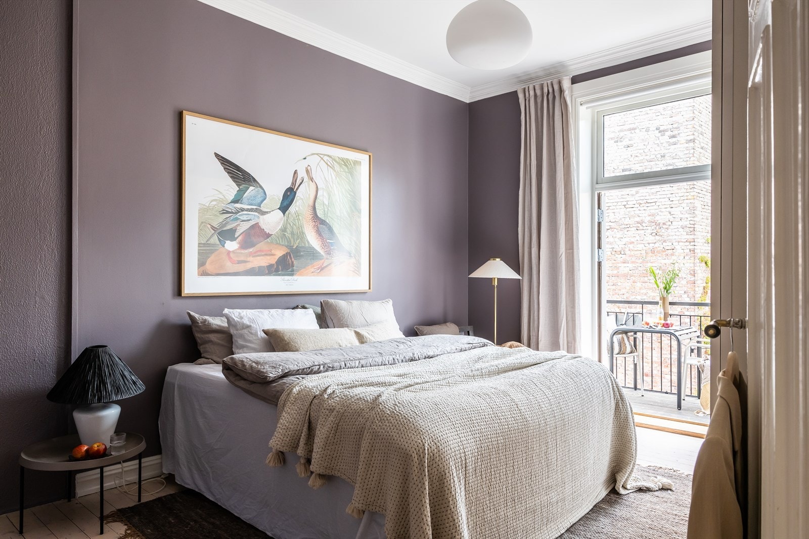 Hovedsoverom med utgang til balkong Galleribilde