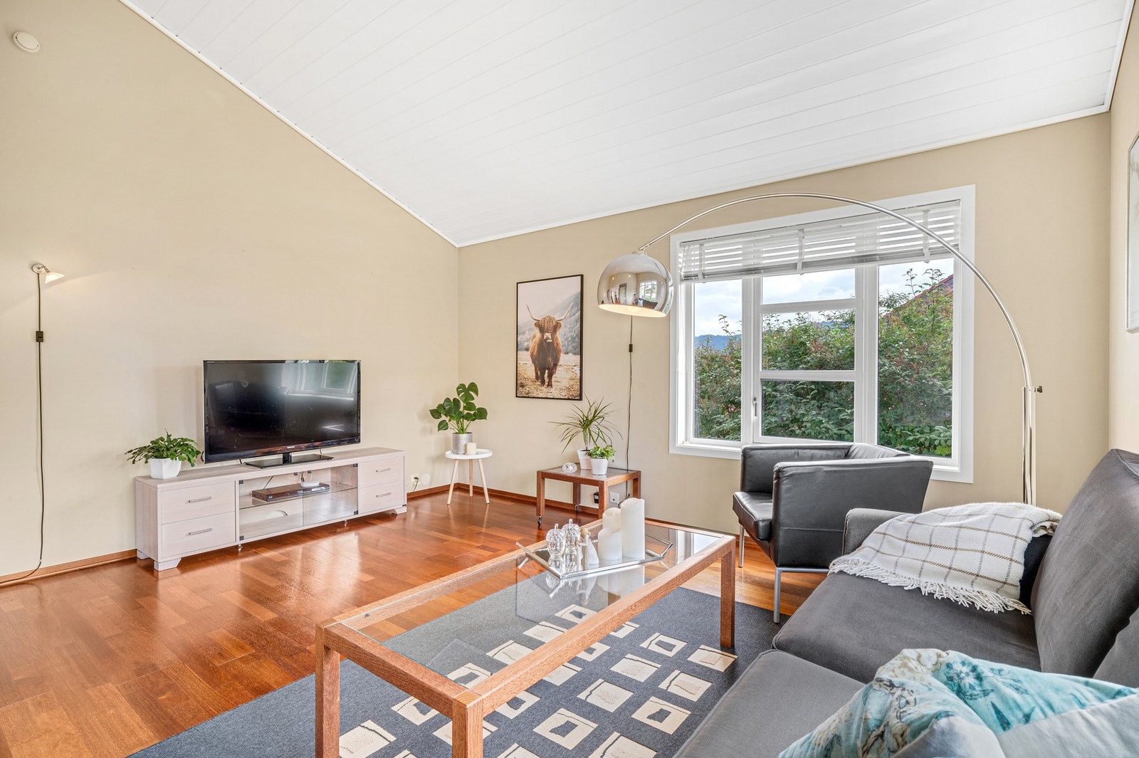 TV-stuen er den naturlige samlingsplassen på fredagskvelden. Galleribilde