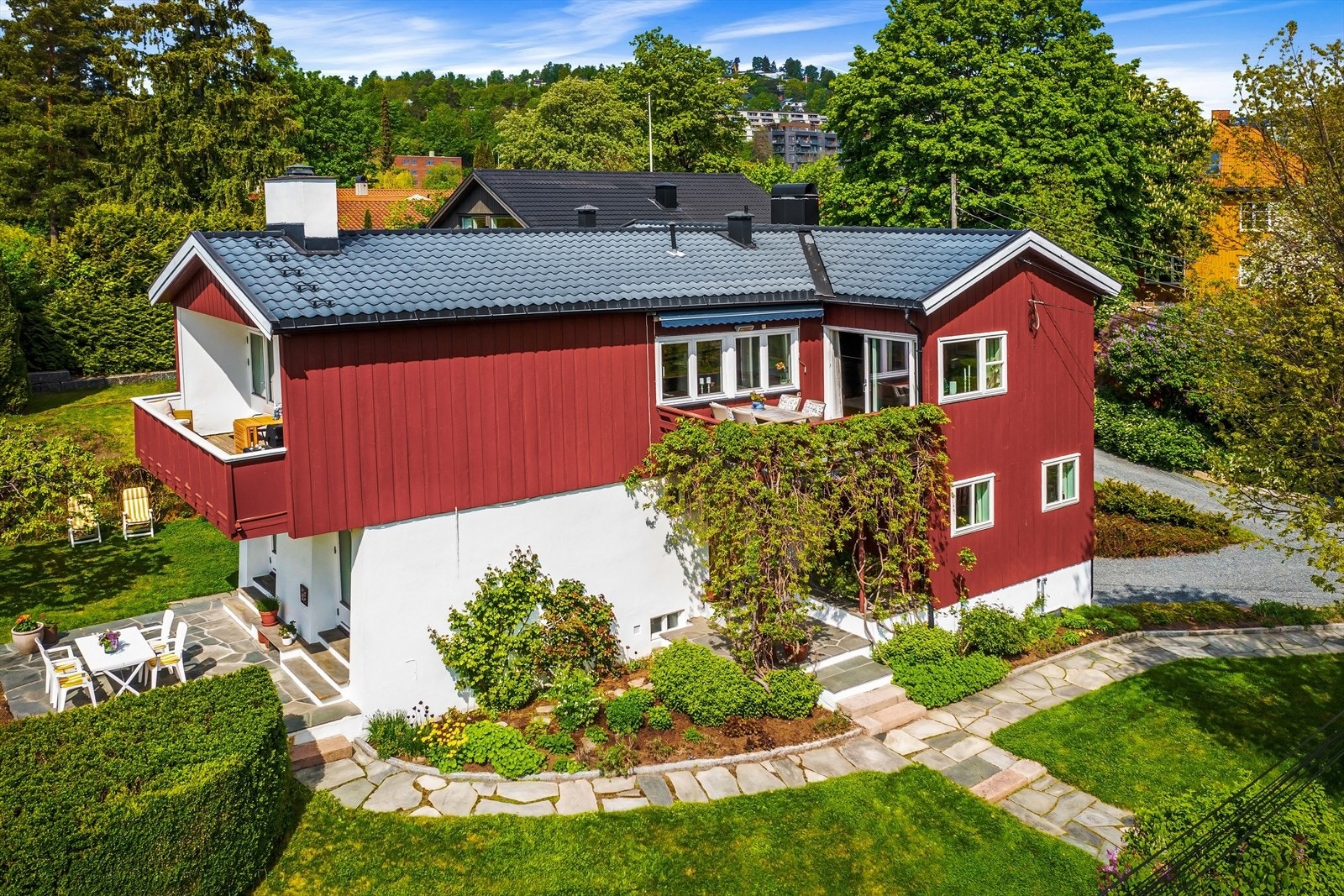 Tegnet av arkitekt Arne Korsmo Galleribilde