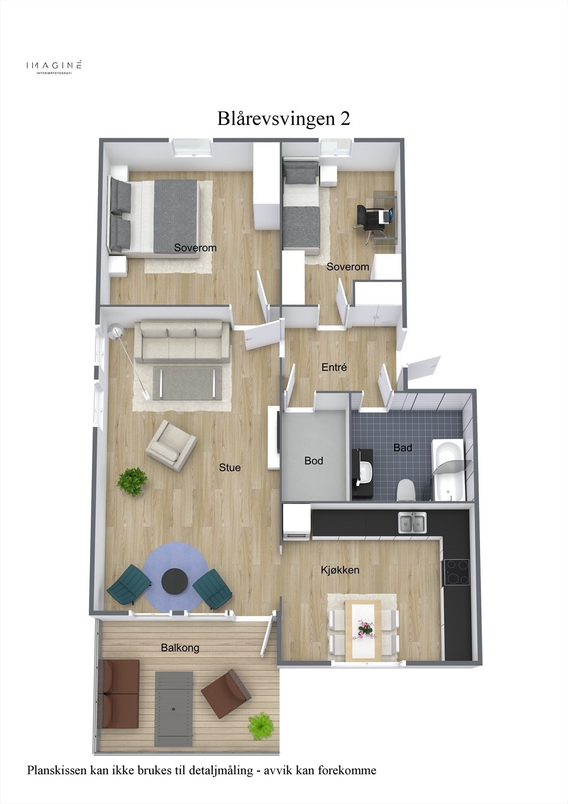 Blårevsvingen 2 - 3D -2 etasje Galleribilde