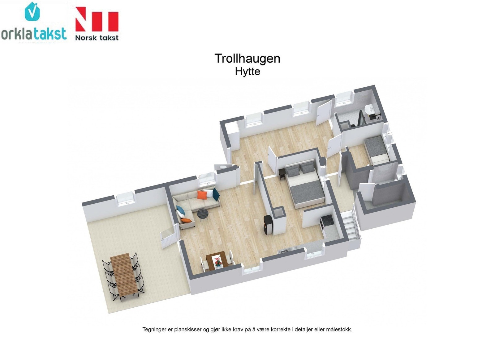 Planskisse Galleribilde