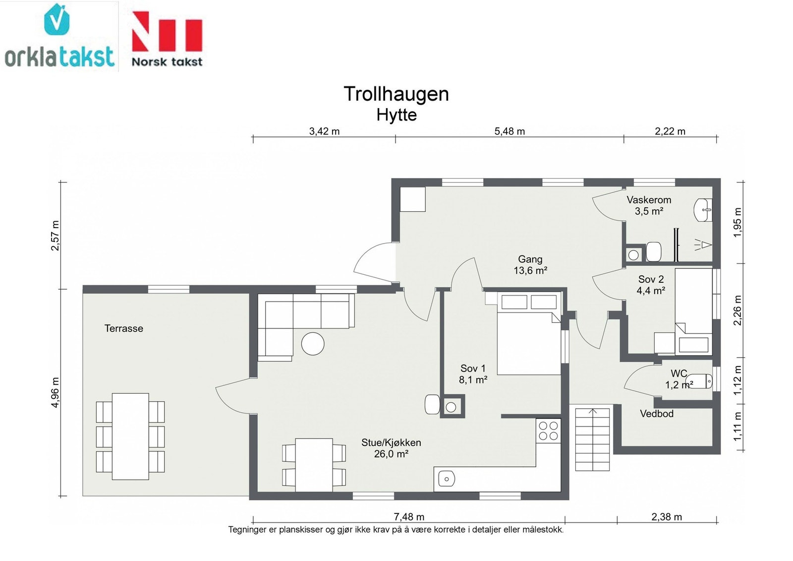 Planskisse Galleribilde