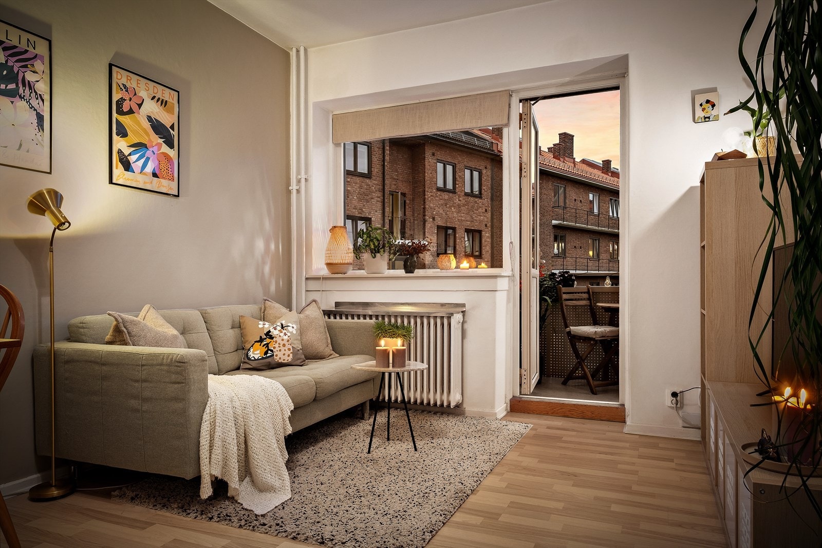 En lys og tiltalende 3-roms leilighet med en flott beliggenhet på Sagene Galleribilde