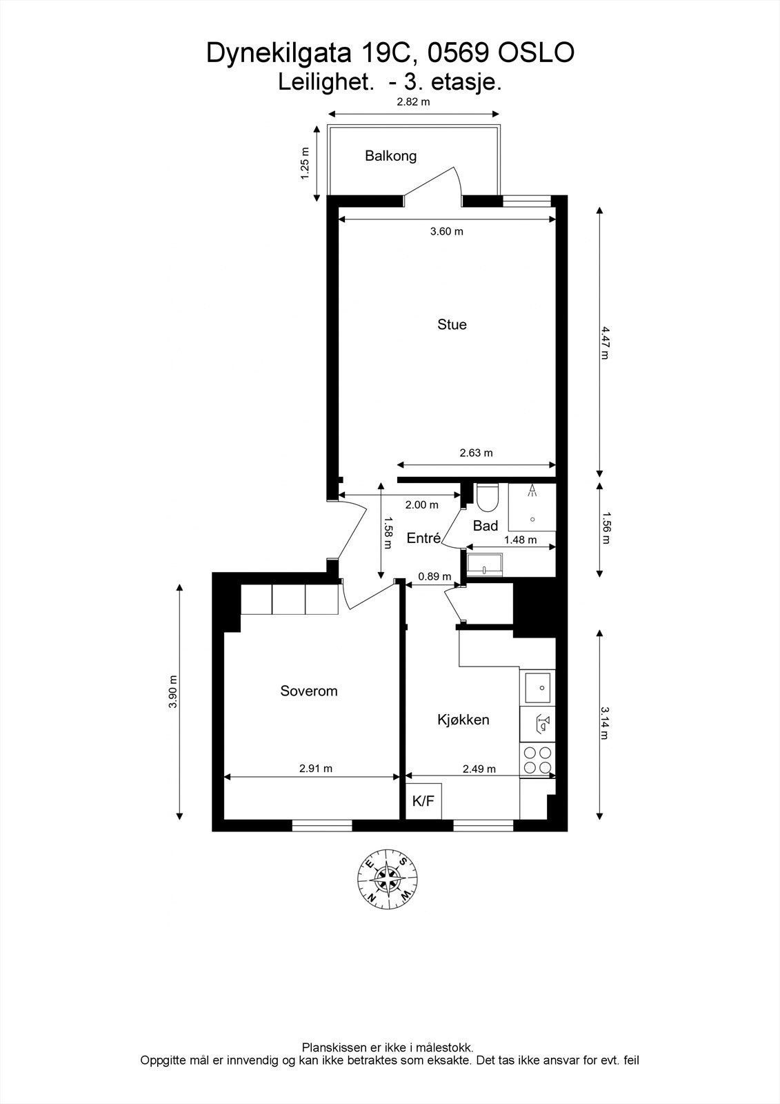 Plantegning Galleribilde