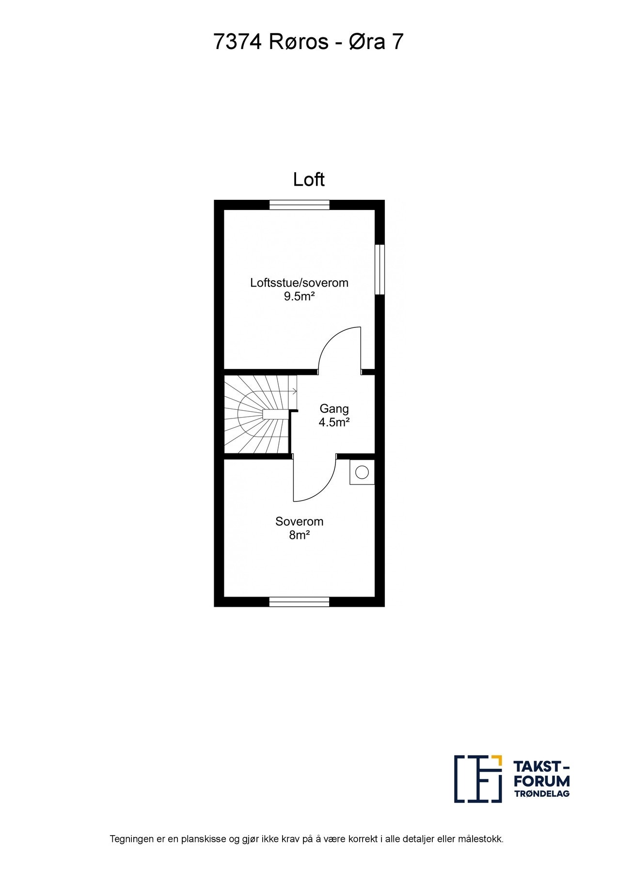 Planskisse 2.etasje Galleribilde
